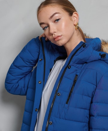 Superdry Zimska jakna | modra barva