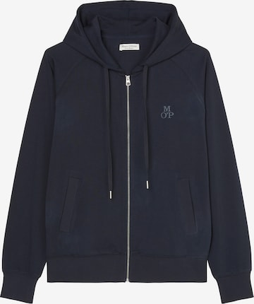 Marc O'Polo - Sudadera con cremallera ' Heavy Jersey ' en azul: frente
