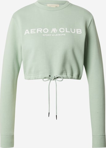 AÉROPOSTALE Sweatshirt in Grün: predná strana