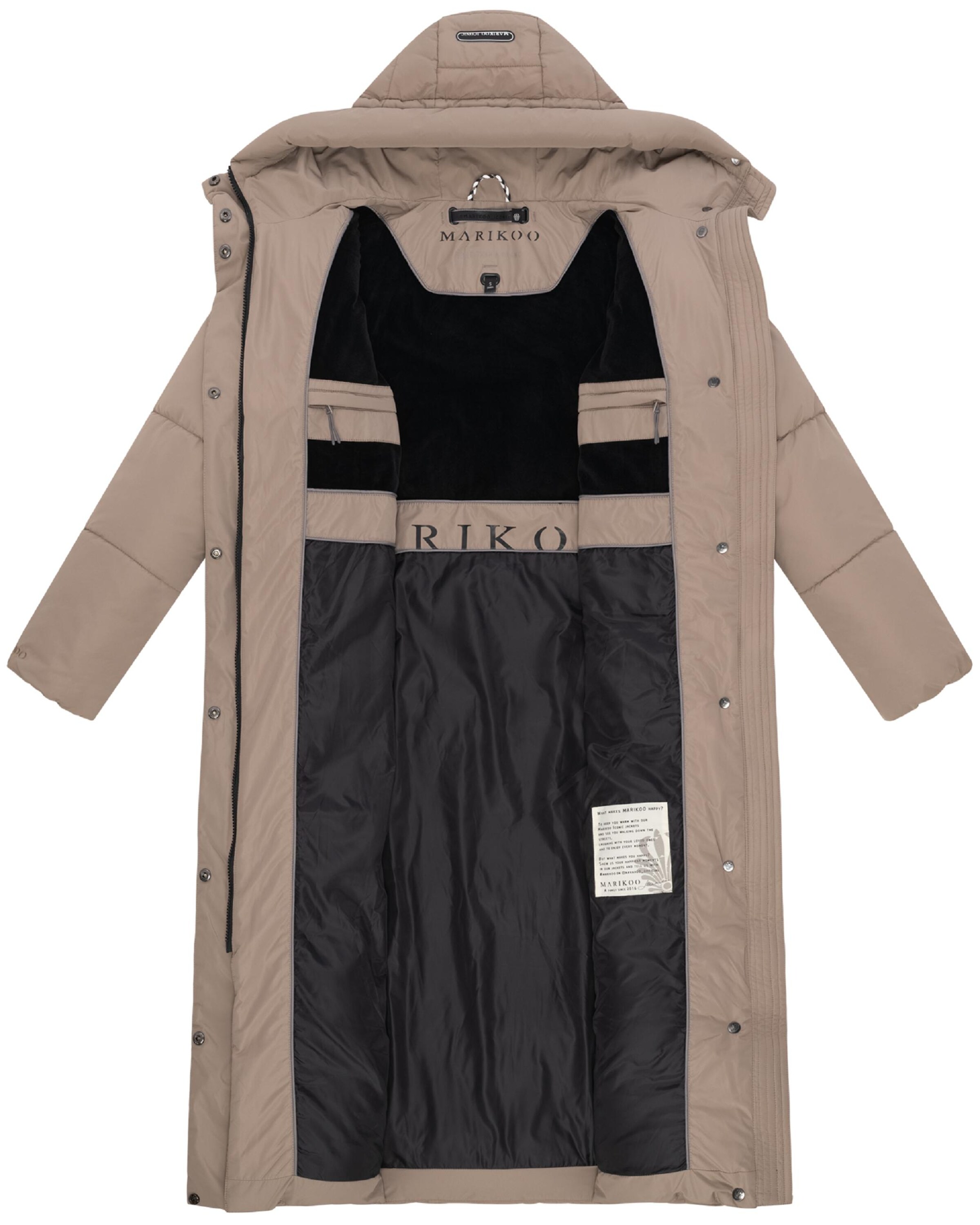MARIKOO Зимнее пальто в Бежевый