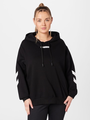 Hummel Athletic Sweatshirt in Black: front