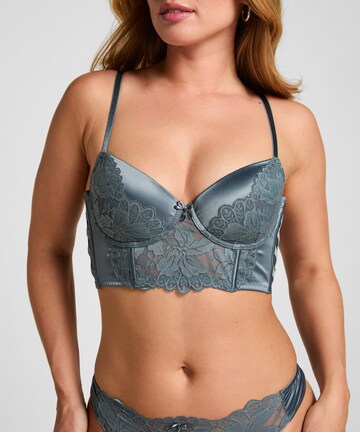 Hunkemöller T-Shirt BH 'Viktoria' in Blau
