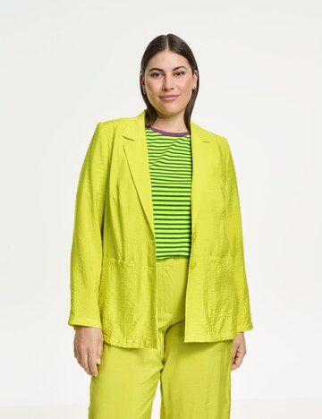 SAMOON Blazer in Yellow: front