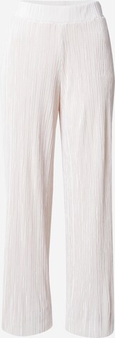 ABOUT YOU x Laura Giurcanu Szeroka nogawka Spodnie 'Asmin' w kolorze beżowy: przód