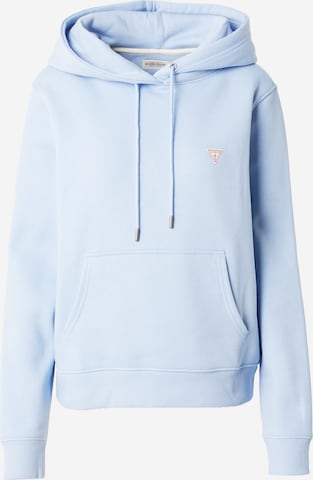 Sweat-shirt GUESS JEANS en bleu : devant