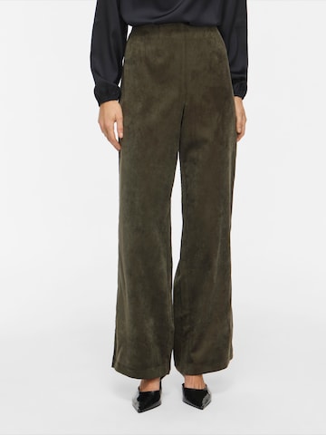 Loosefit Pantalon 'VICOURDIE' VILA en vert : devant