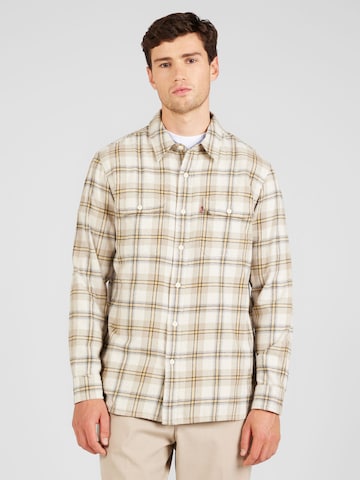 LEVI'S ® - Regular Fit Camisa 'Classic Worker Workwear' em bege: frente