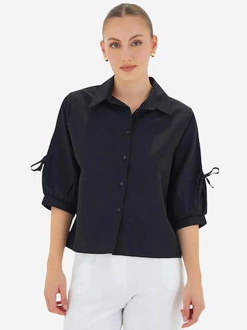 Camicia da donna di Bigdart in nero: frontale