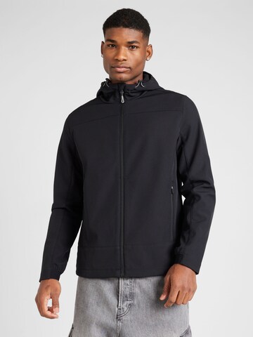 Springfield Between-Season Jacket in Black: front