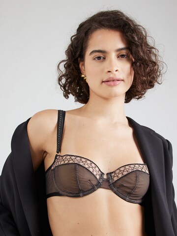 Balconcino Reggiseno 'Palina Cosmic Heartbeat' di TRIUMPH in nero: frontale