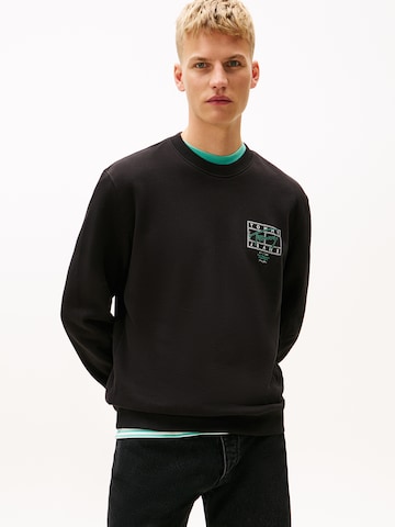 Tommy Jeans Sweatshirt i sort: forside