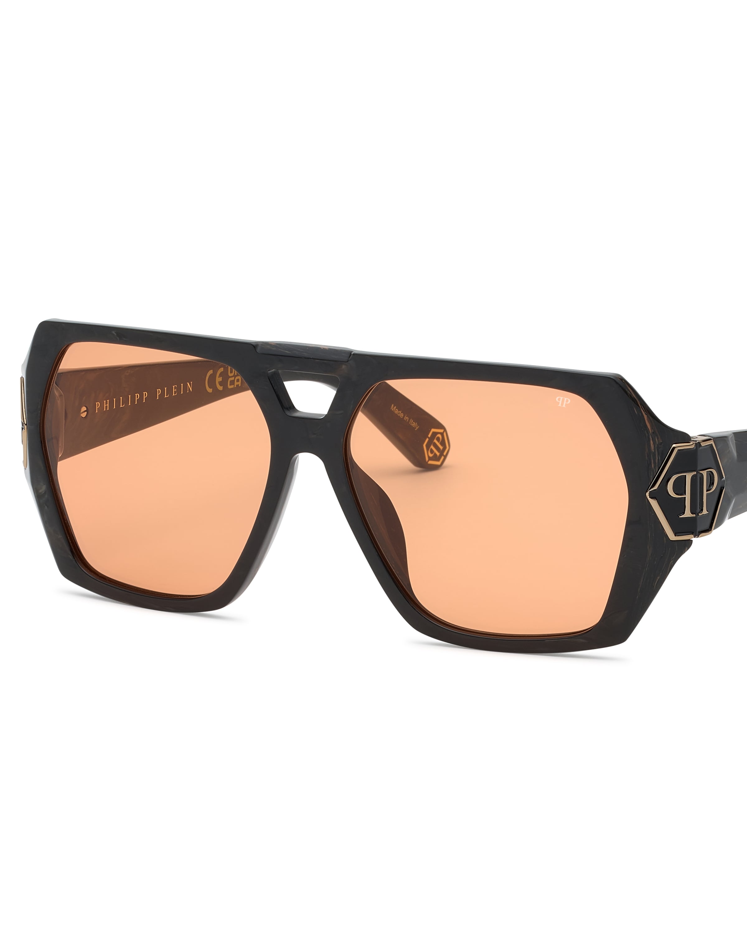 Lunettes de soleil 'Brave' Philipp Plein en noir