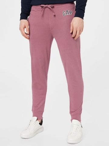 Tapered Pantaloni 'ARCH' de la GAP pe mov: față