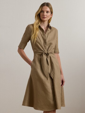 Lauren Ralph Lauren Skjortklänning i beige: framsida