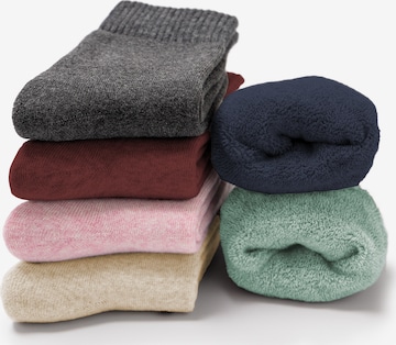 Occulto Socken 'Smilla' in Mischfarben: Vorderseite