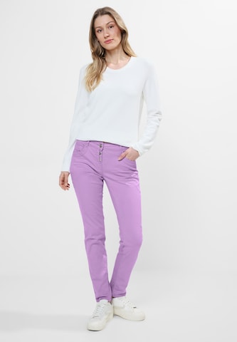 CECIL Slimfit Jeans in Lila