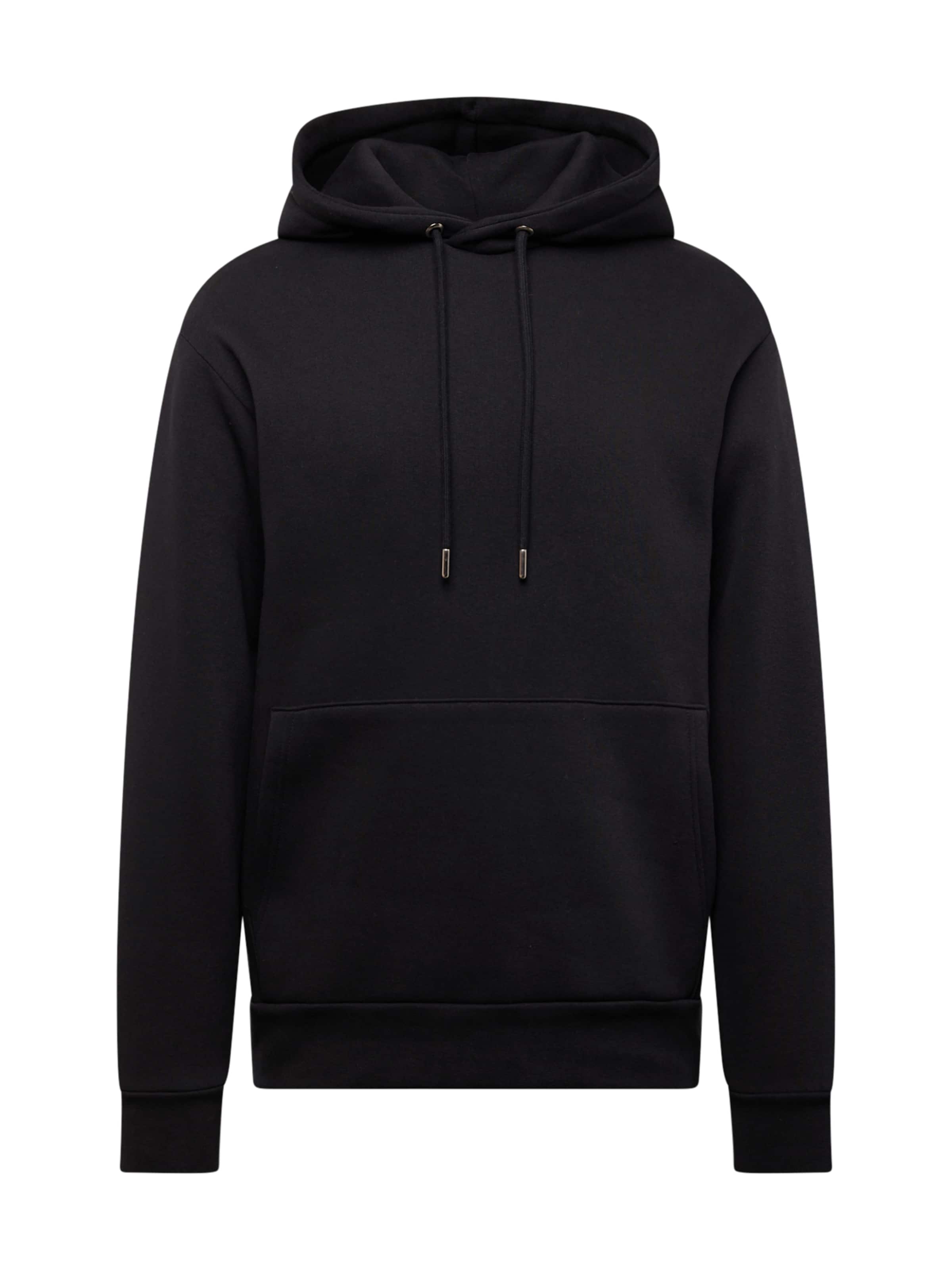 Felpa 'SLHDAN' di SELECTED in nero: frontale