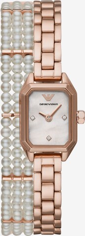 Emporio Armani Analog Watch in Gold: front