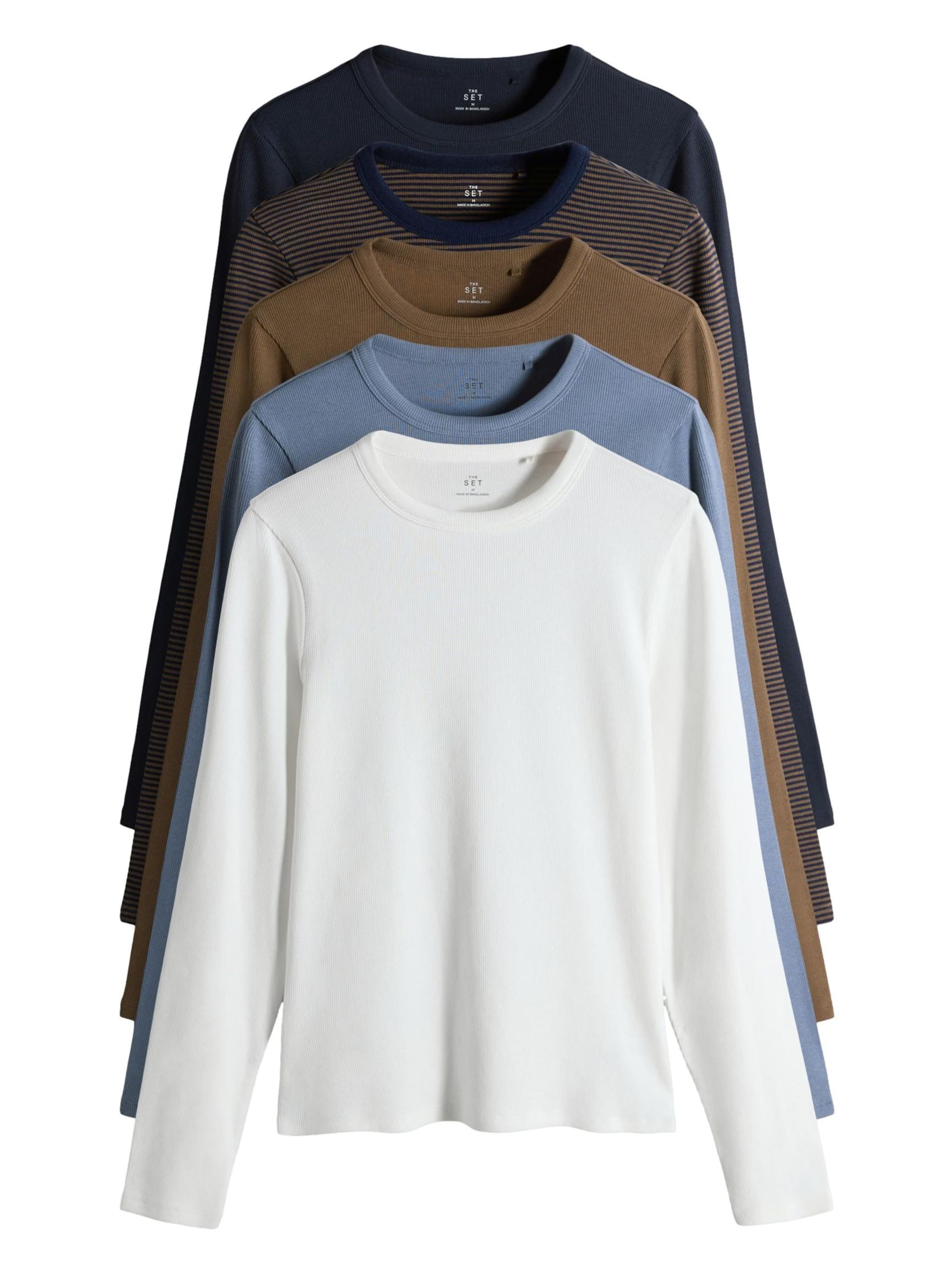 T-shirt The Set en mélange de couleurs : devant