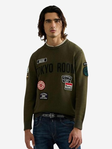 REPLAY Trui in Groen
