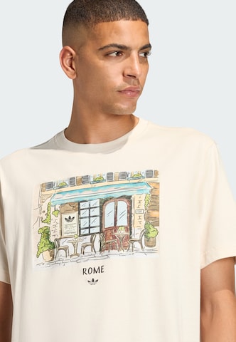 T-Shirt 'Rome Shop' ADIDAS ORIGINALS en blanc