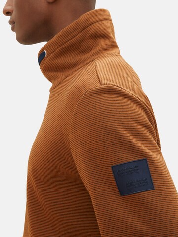 TOM TAILOR Sweatshirt in Bruin