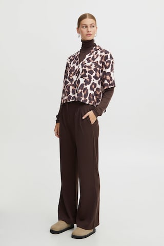 ICHI Blouse 'IXISSA' in Brown: front