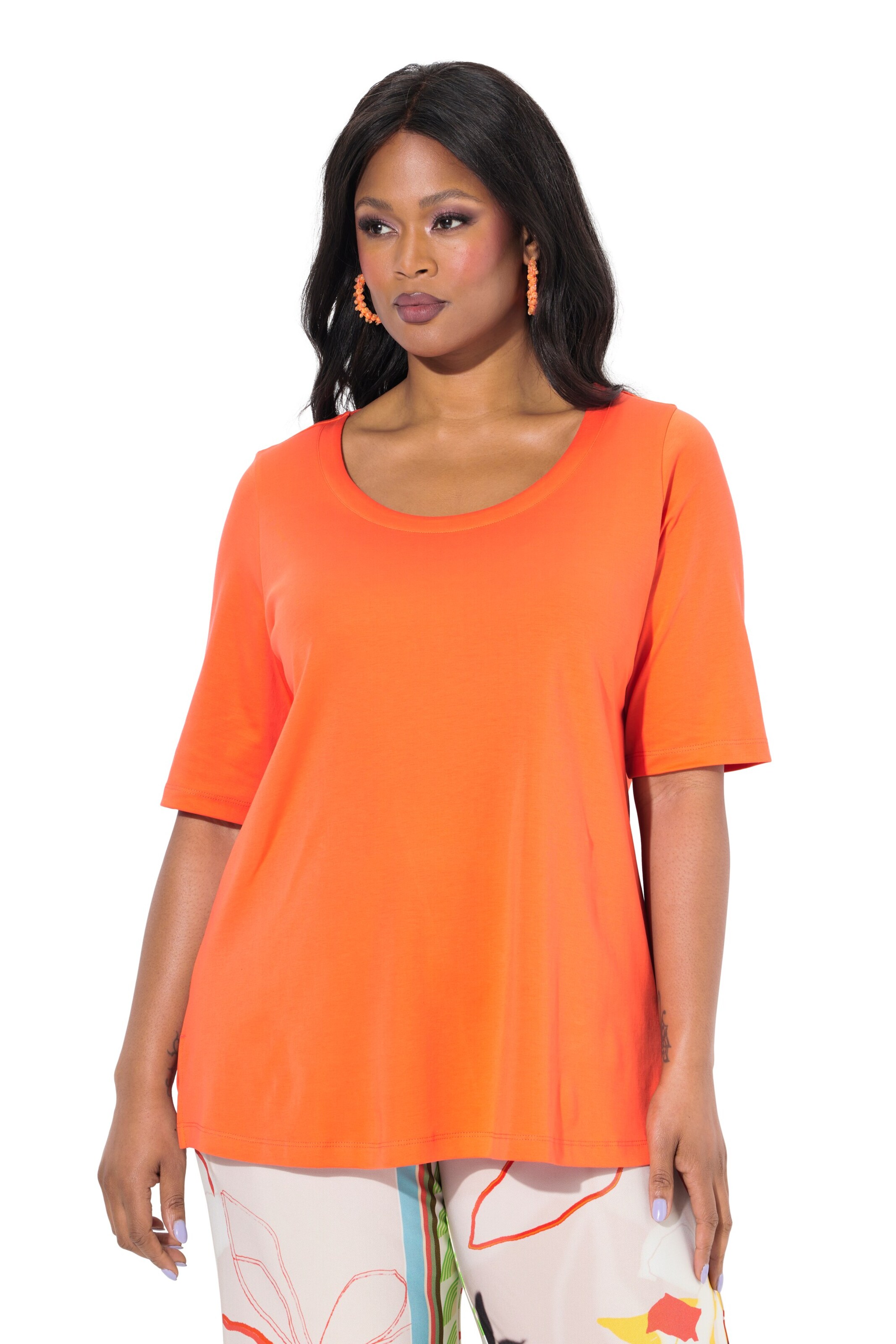 Ulla Popken Shirt in Orange: front