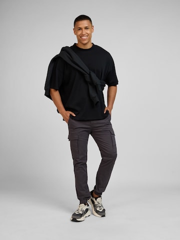 WOTEGA Slim fit Cargo Pants '341' in Grey