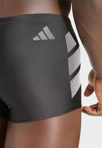 ADIDAS PERFORMANCE Sportzwembroek 'Big Bars' in Zwart