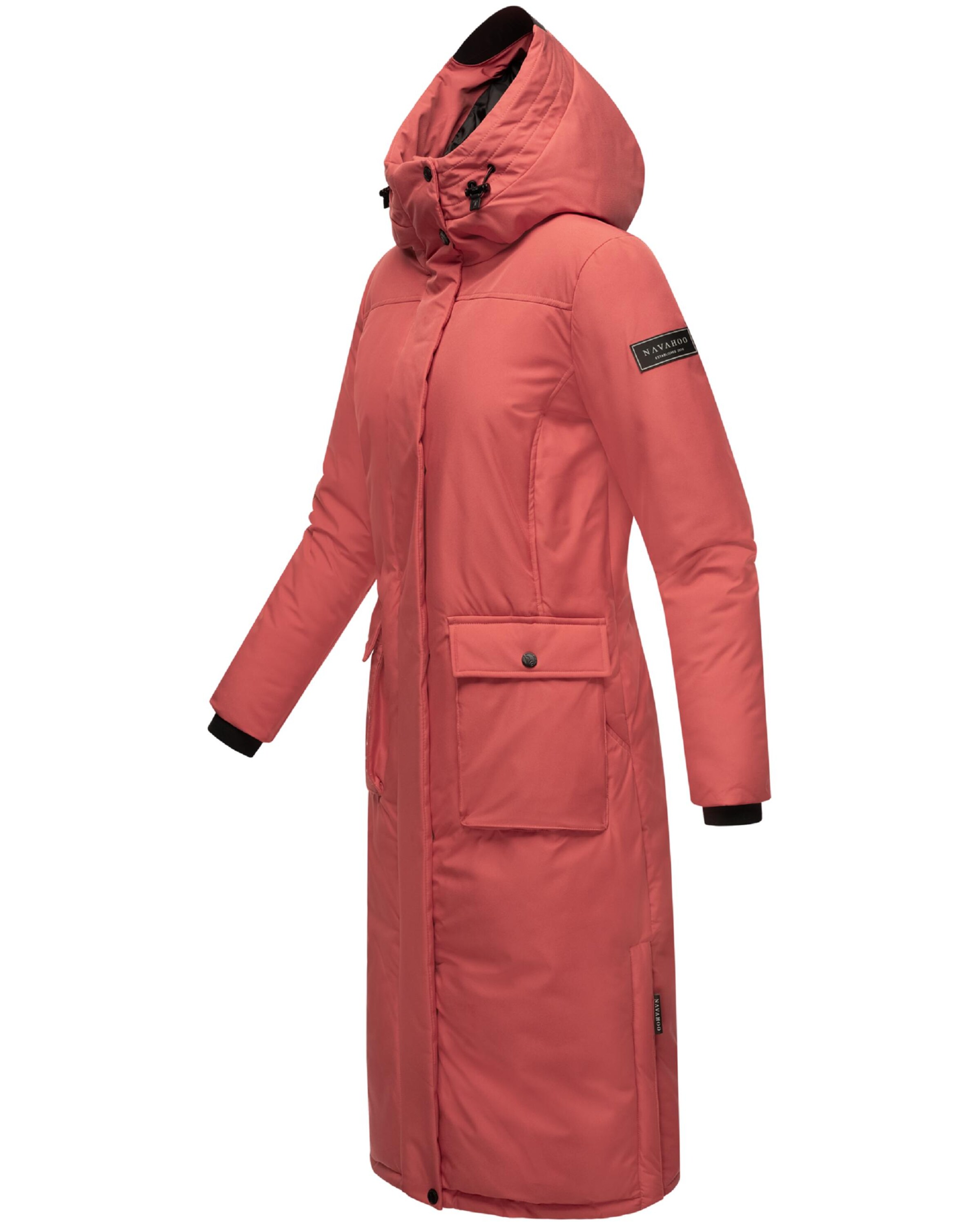 NAVAHOO Zimný kabát 'Wolkenfrost XIV' - Oranžová