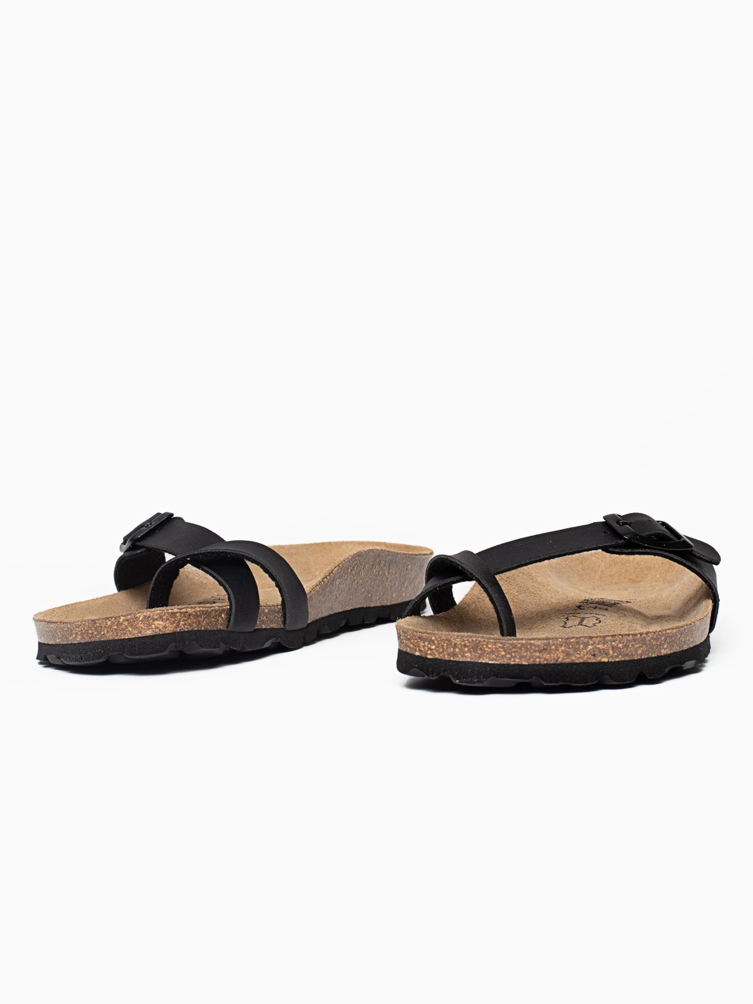 Flip-flops 'Junon' de la Bayton pe negru