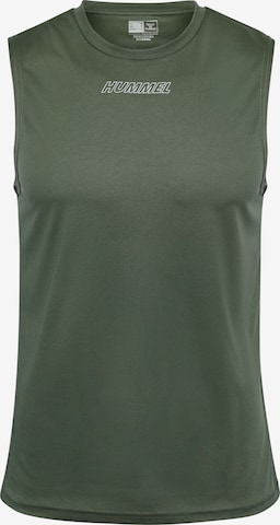 T-Shirt fonctionnel 'FLEX' Hummel en vert : devant