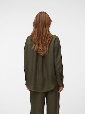 VERO MODA Blouse 'VMMelaney Queeny' in Green