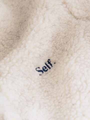 self. Fleece jacket in Beige