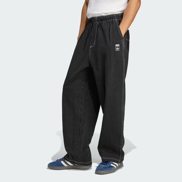 ADIDAS ORIGINALS Loosefit Broek in Zwart: voorkant