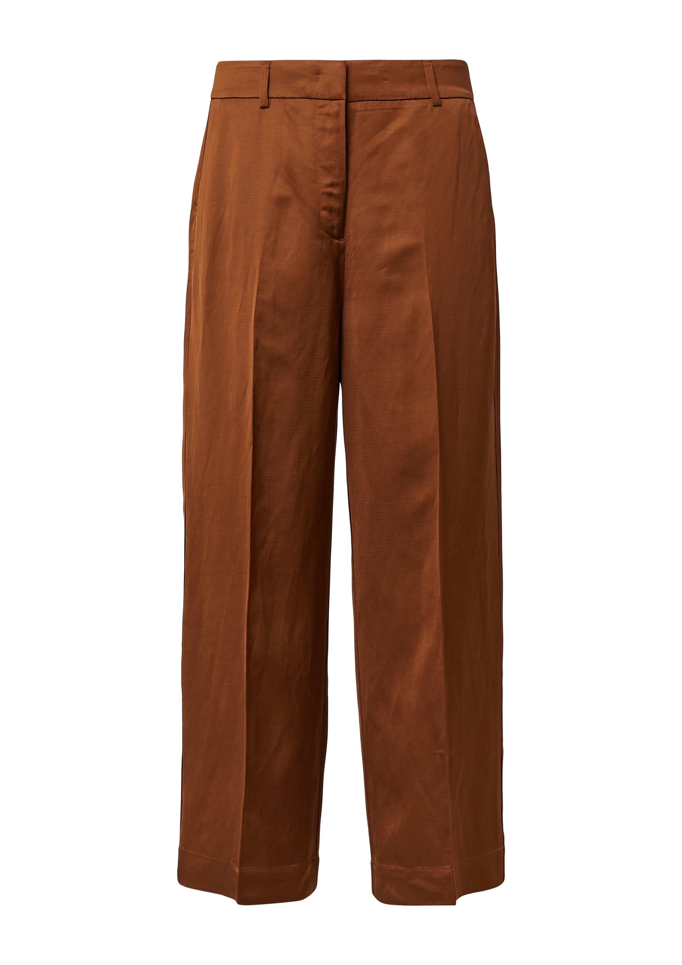 Regular Pantalon COMMA en marron : devant