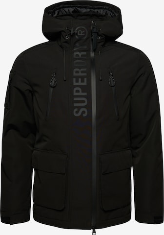 Superdry Funktionsjacke 'Ultimate' in Schwarz: predná strana