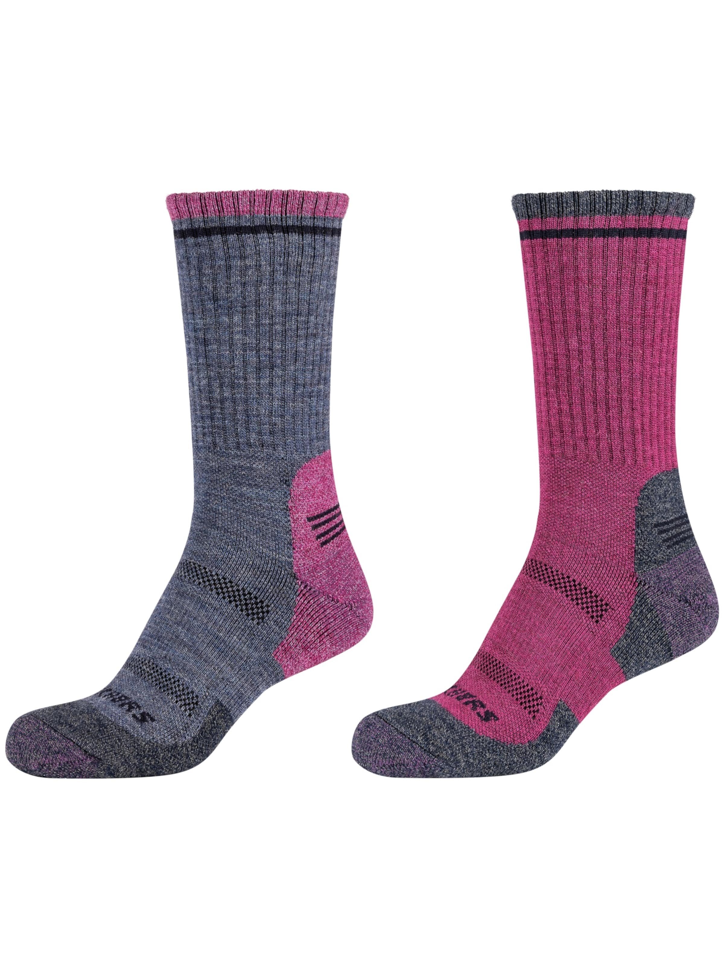 SKECHERS Sokken 'Skechers 2PPK' in Roze: voorkant