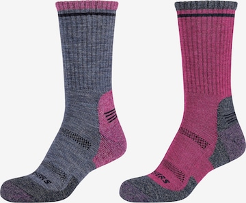 SKECHERS Socks 'Skechers 2PPK' in Pink: front