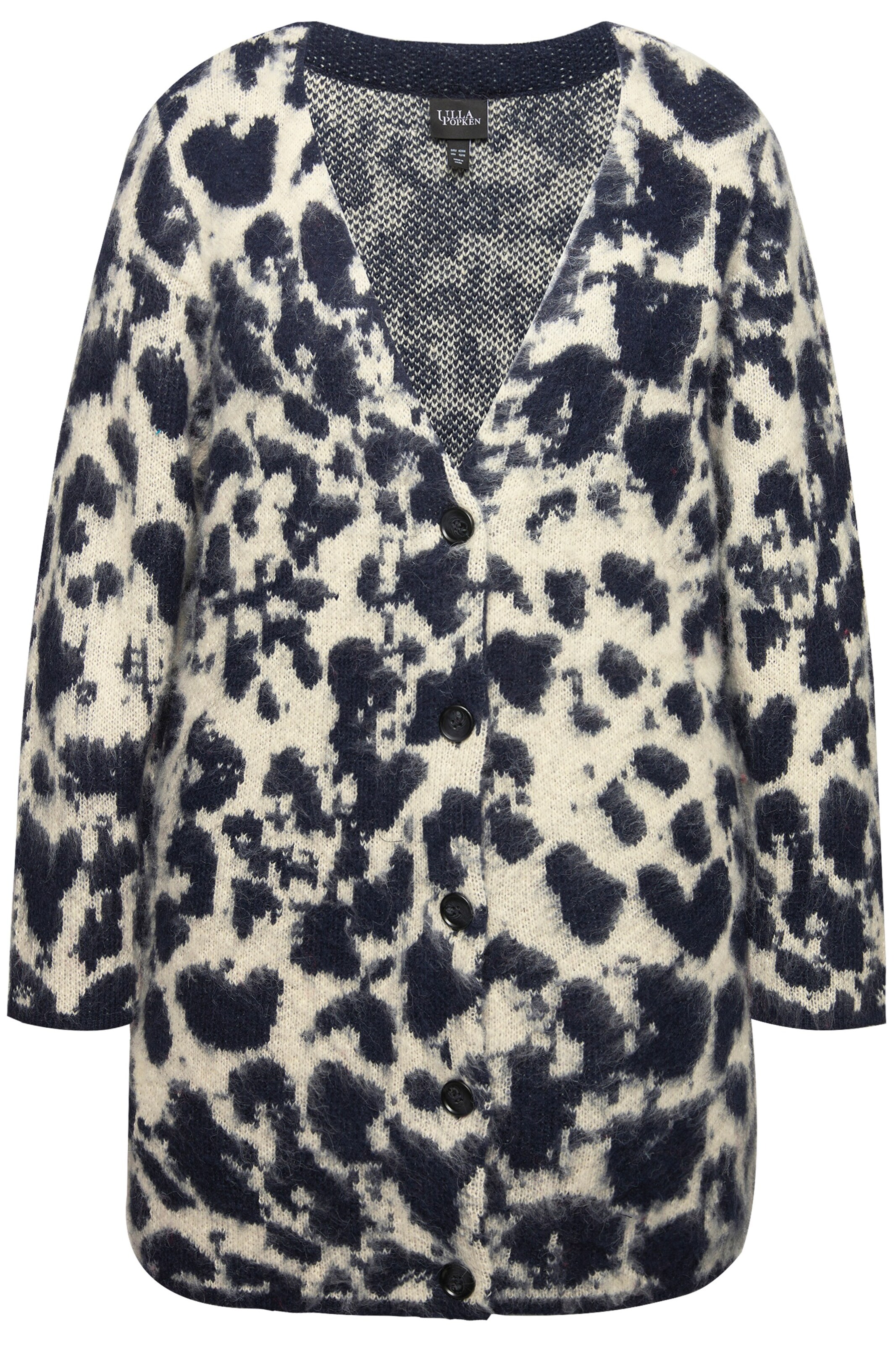 Ulla Popken Strickjacke in Mischfarben: Vorderseite