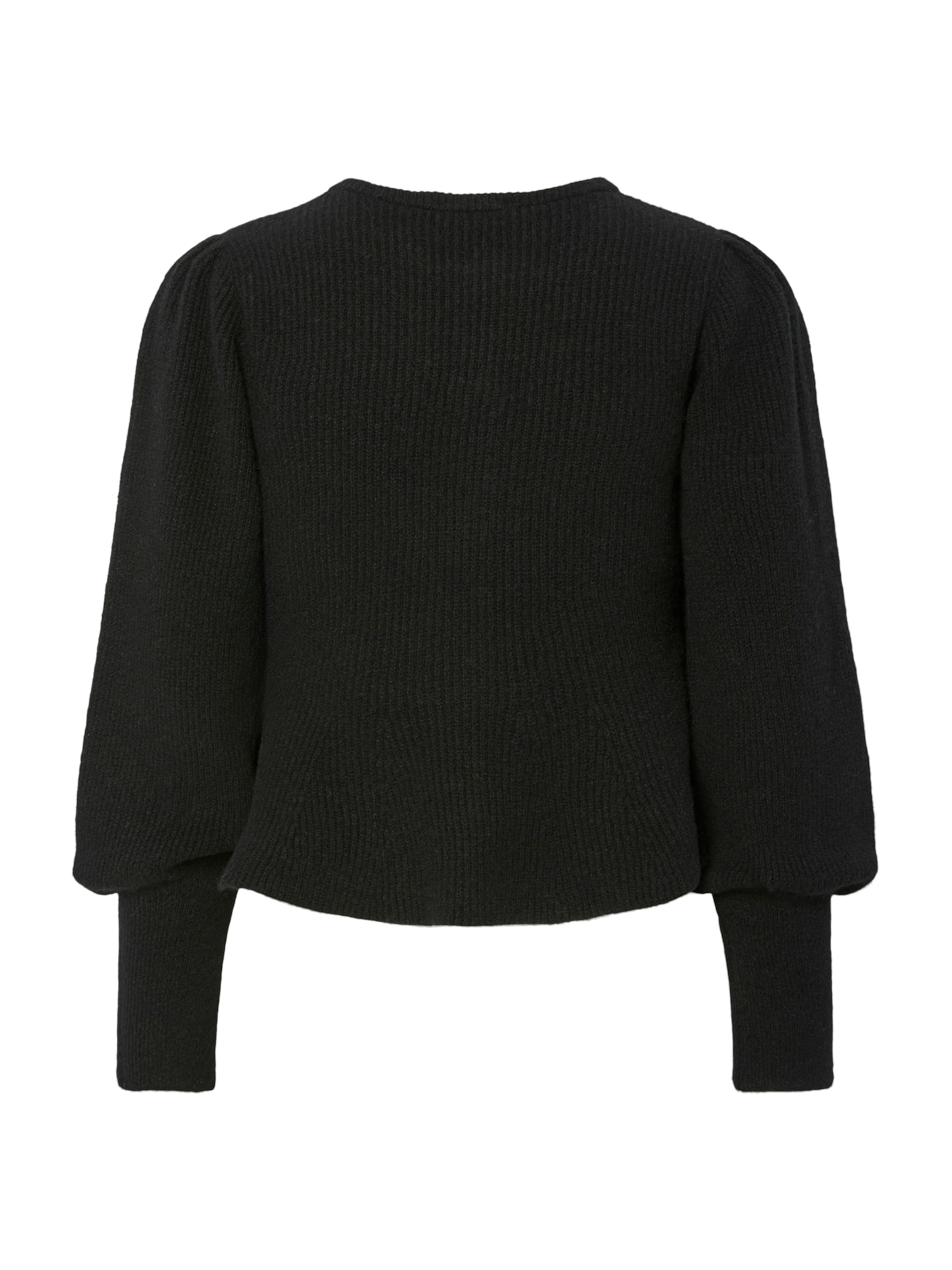 PIECES Вязаная кофта 'PCANNIE' в Черный