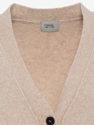 CAMEL ACTIVE Strickjacke in Beige