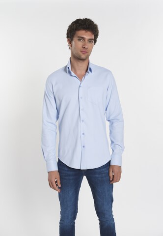 DENIM CULTURE Regular fit Button Up Shirt in Blue