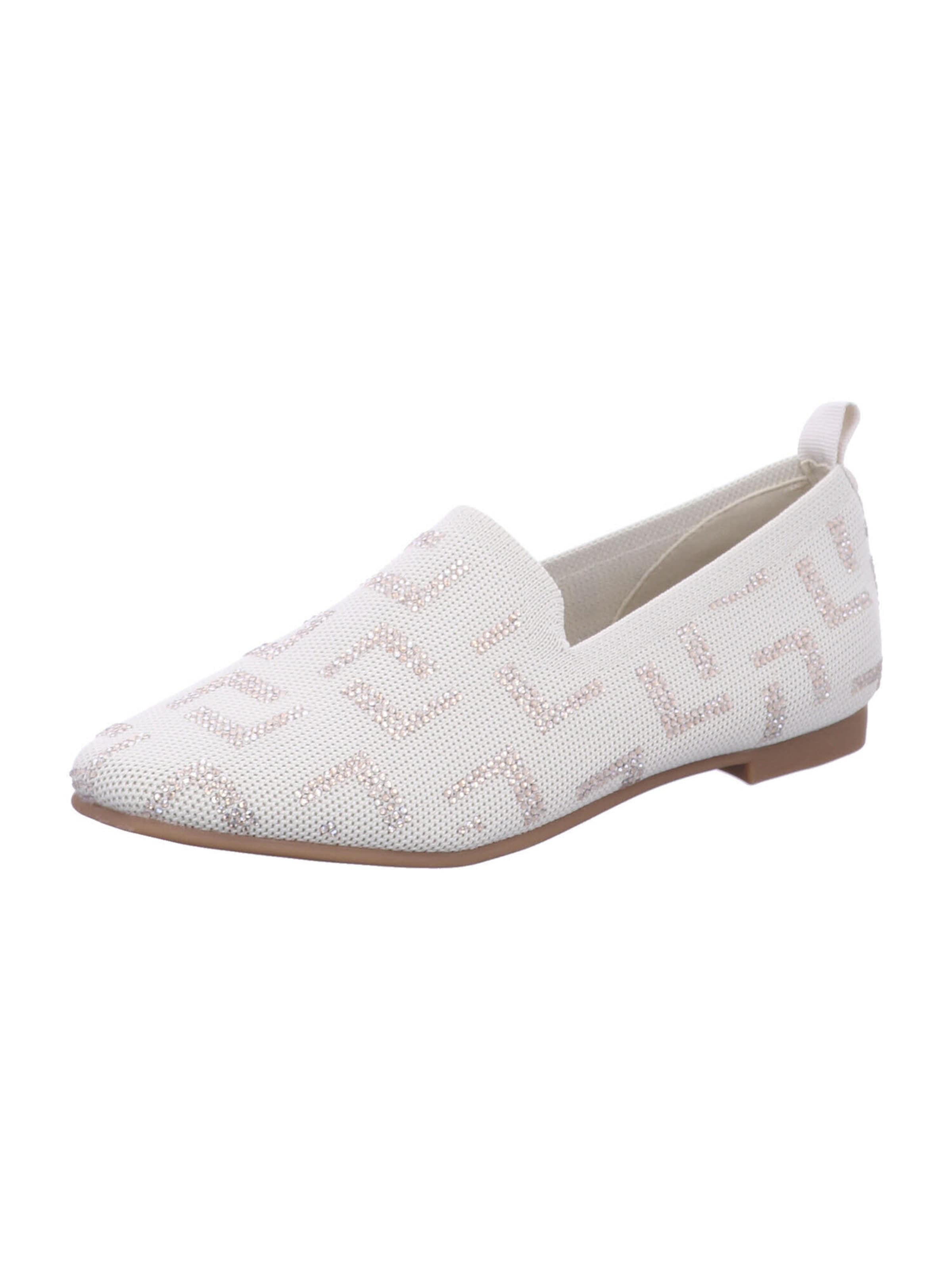 LA STRADA Classic Flats in White: front