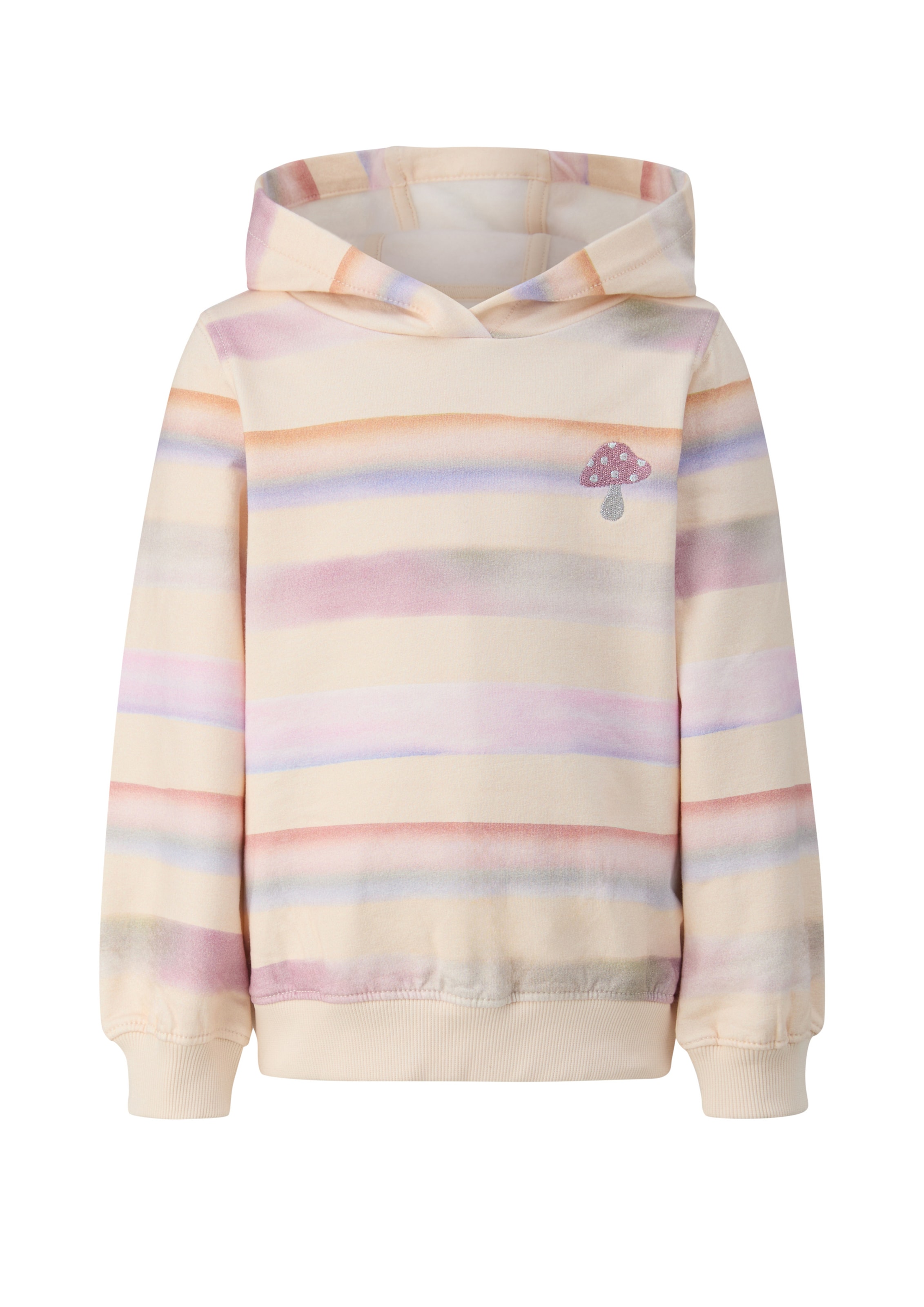 s.Oliver Sweatshirt in Beige: voorkant