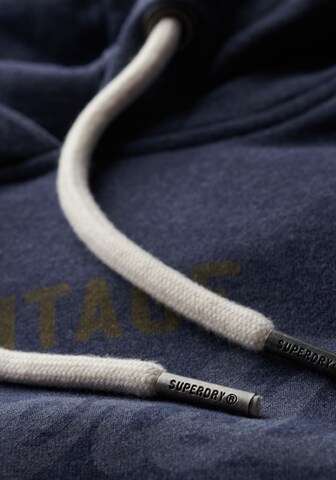 Superdry Sweatshirt 'Heritage' in Blauw