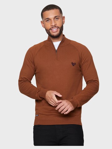 Threadbare Sweater 'Lawson' in Brown: front