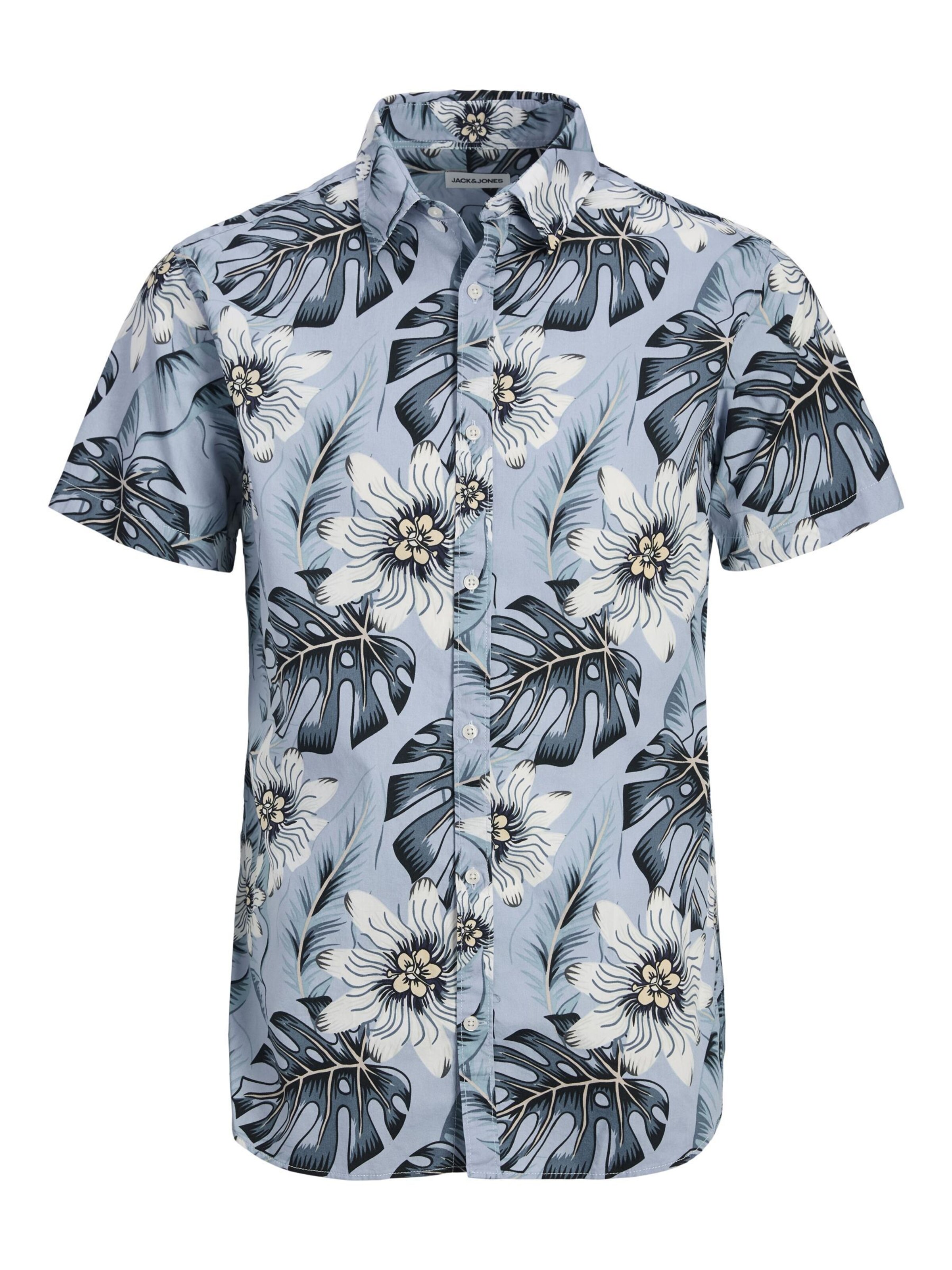 JACK & JONES Comfort fit Overhemd in Blauw: voorkant