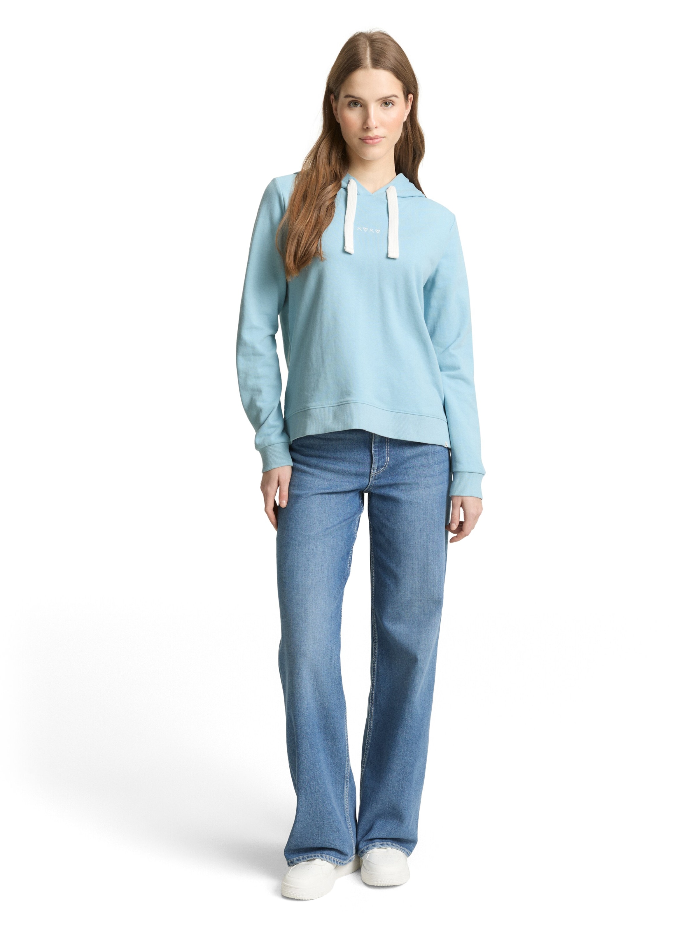 TOM TAILOR DENIM Sweatshirt in Blue